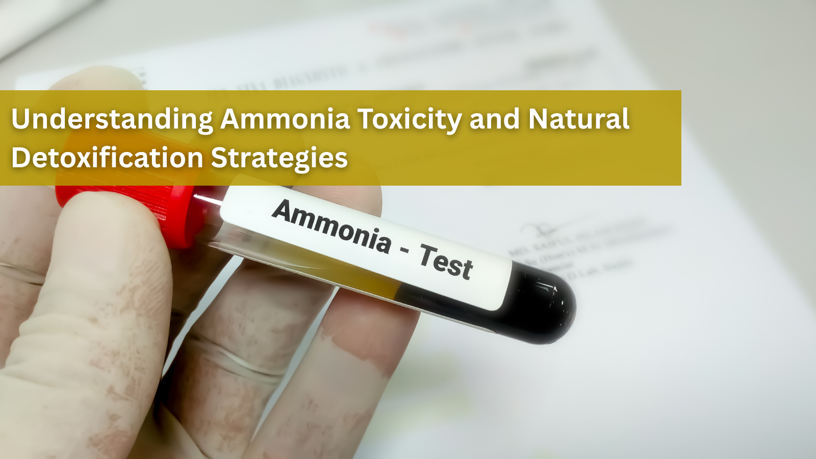 Understanding Ammonia Toxicity and Natural Detoxification Strategies