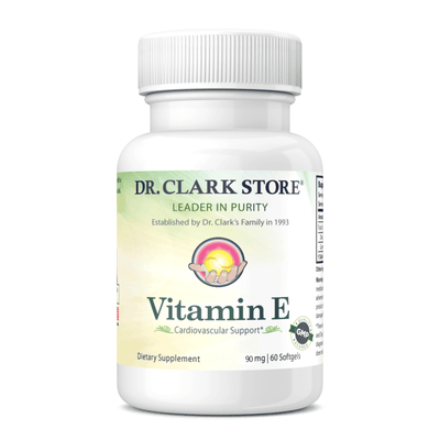 Dr. Clark Store Vitamin E Tocotrienol, 90 mg, 60 softgels