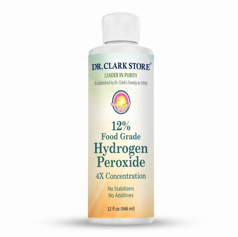 Hydrogen Peroxide 12%, 32 fl oz - Dr. Clark Store