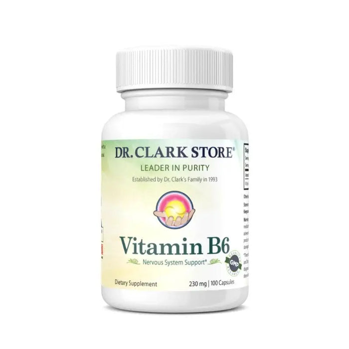 Dr. Clark Store Vitamin B6, 230 mg, 100 capsules
