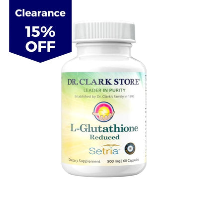 Dr. Clark Store Reduced L-Glutathione, 500 mg 60 vegetarian capsules