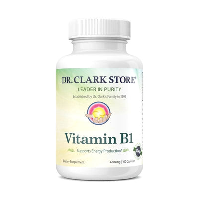 Dr. Clark Store Vitamin B1, 400 mg 100 capsules