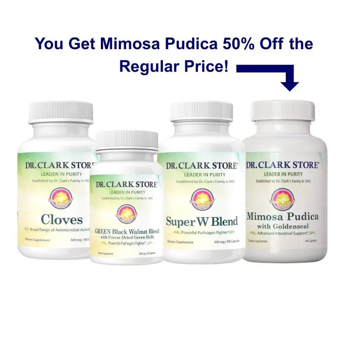 Dr. Clark Store Para Cleanse with Mimosa Pudica, 4 items
