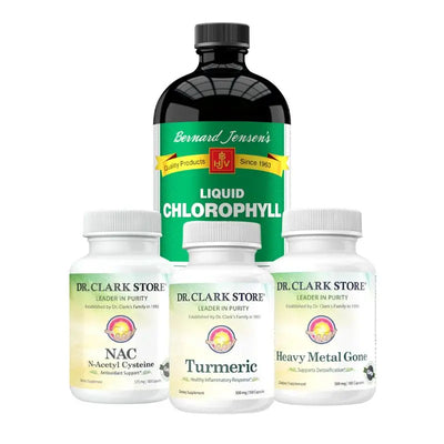 Dr. Clark Store Microplastics Detox Kit, 4 items