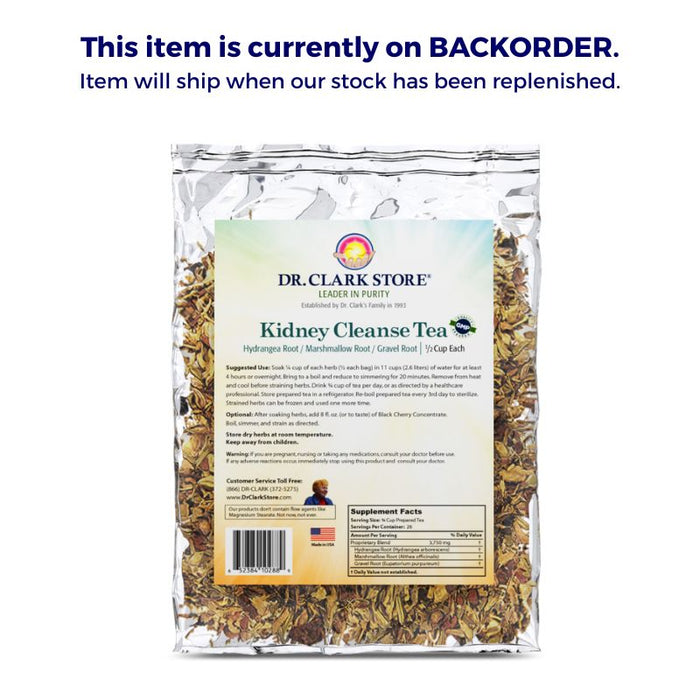 Dr. Clark Store Kidney Cleanse Tea