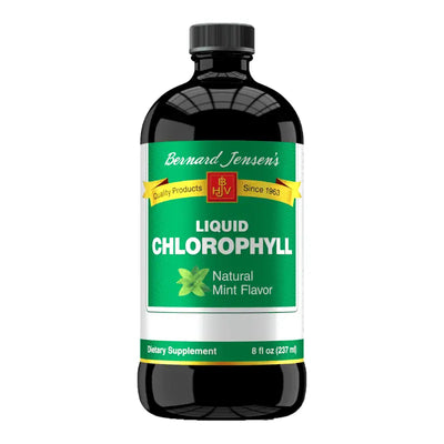 Bernard Jensen Products Chlorophyll Mint Flavor, 8 fl oz