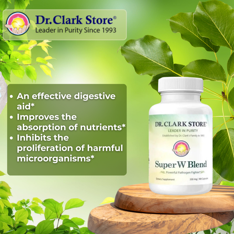 Wormwood - Super W Blend, 330mg 100 capsules Dr. Clark Store