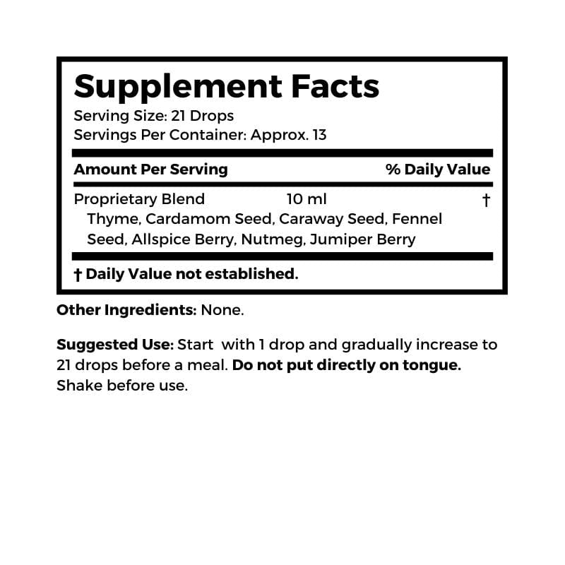 Dr. Clark Store Tape ParaKil supplement facts