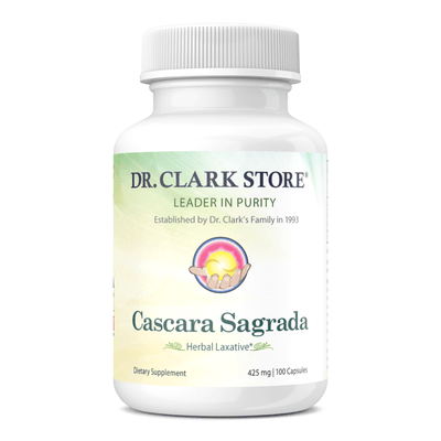 Dr. Clark Store Cascara Sagrada, 425 mg, 100 capsules