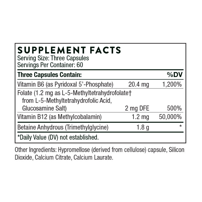 Thorne Research Methyl-Guard supplement facts