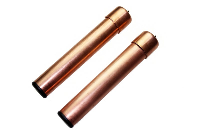 Pair of copper tubes for Dr. Clark Store SyncroZap