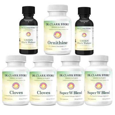 Dr. Clark Store Parasite Cleanse and Maintenance Program (7 items)
