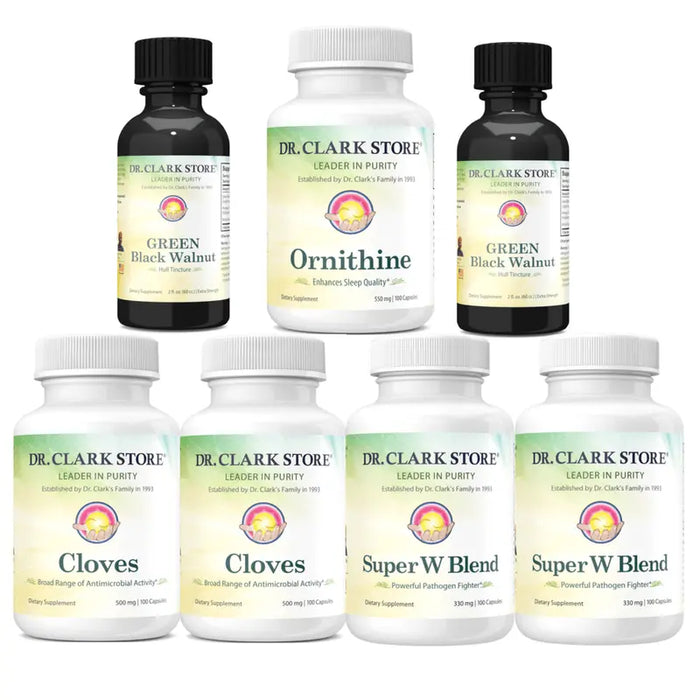 Dr. Clark Store Parasite Cleanse and Maintenance Program (7 items)
