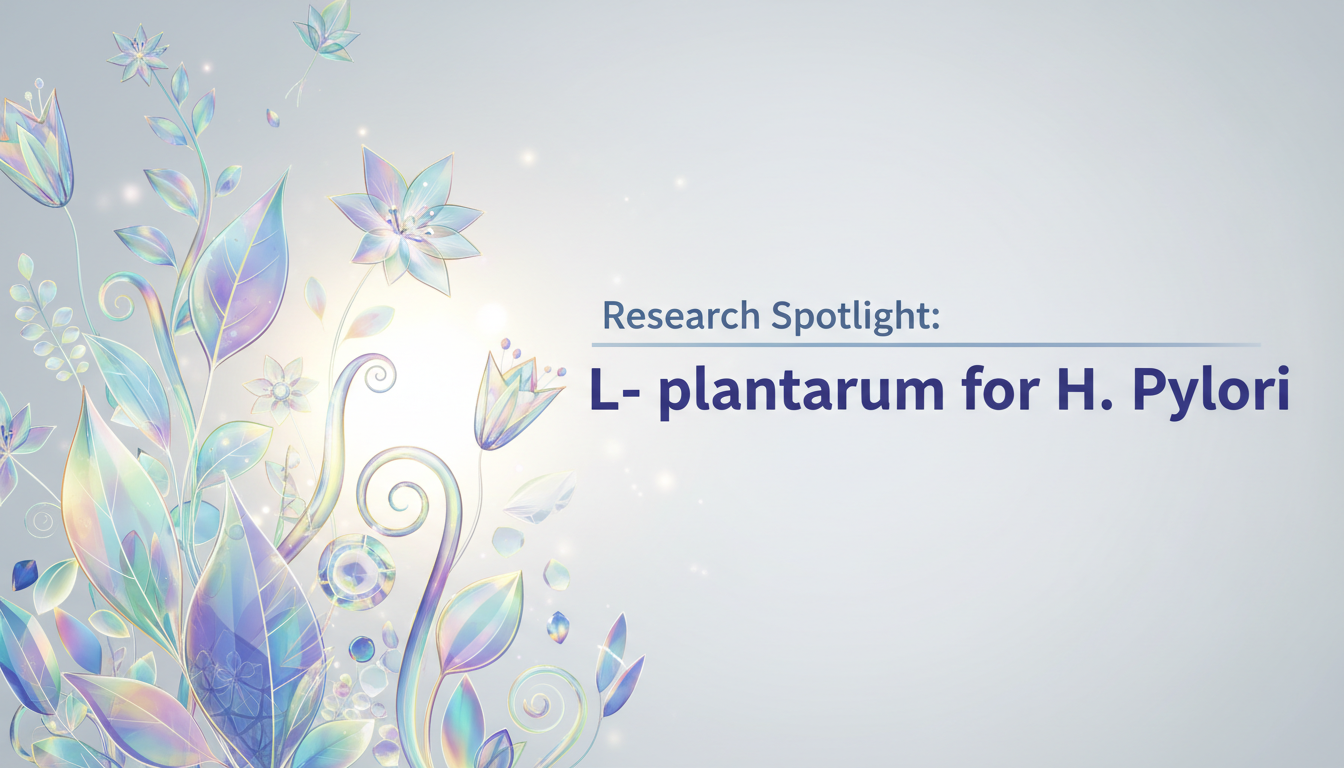 Research Spotlight: L. plantarum for H. Pylori