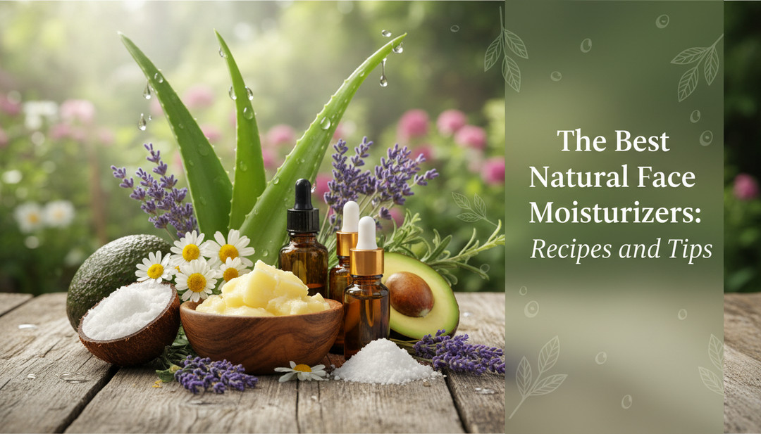 The Best Natural Face Moisturizers: Recipes and Tips