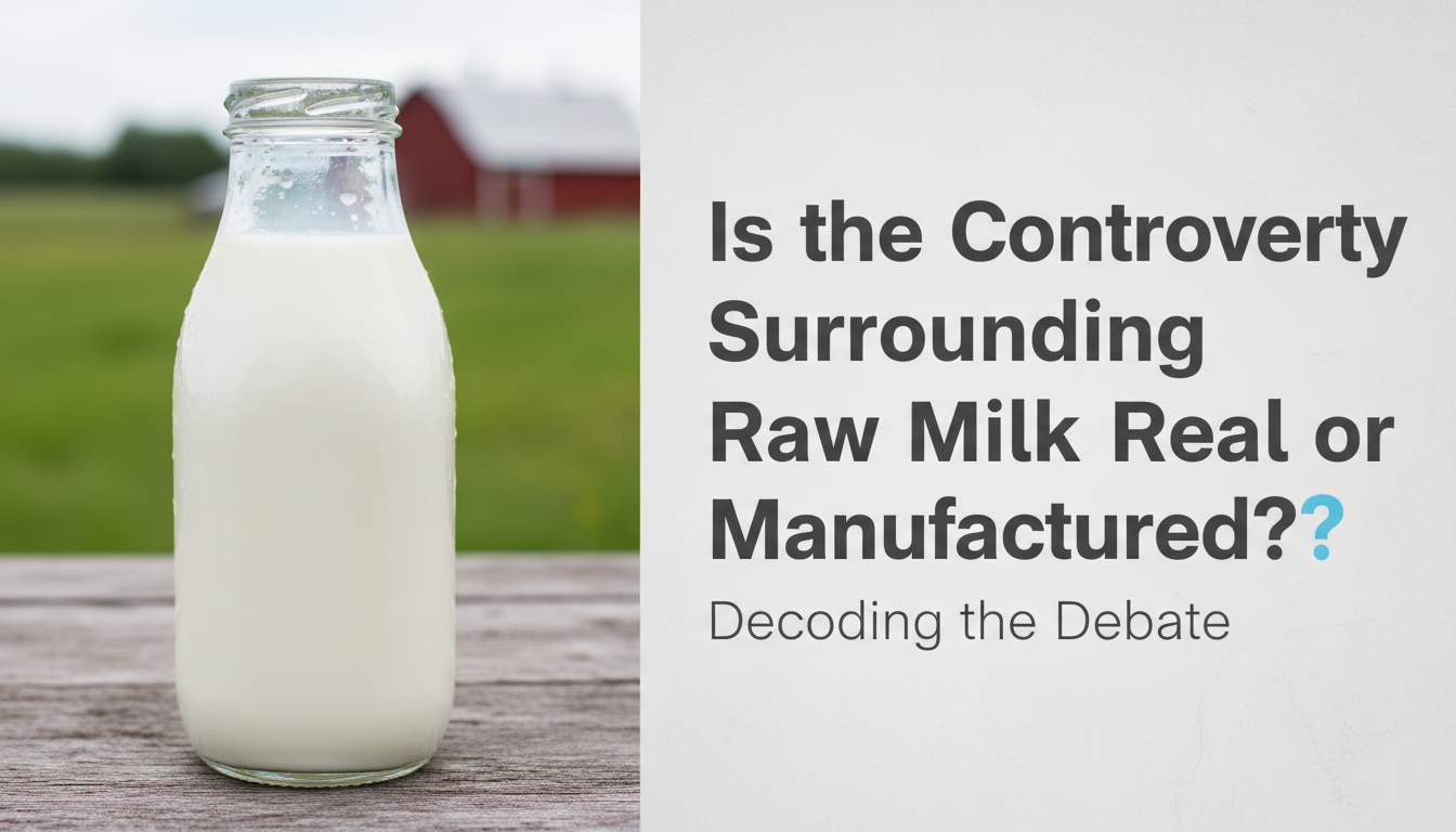 Is the Controversy Surrounding Raw Milk Real or Manufactured?
