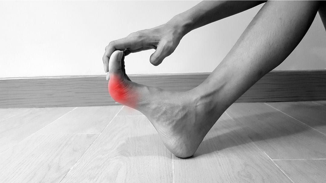 Foot with gout