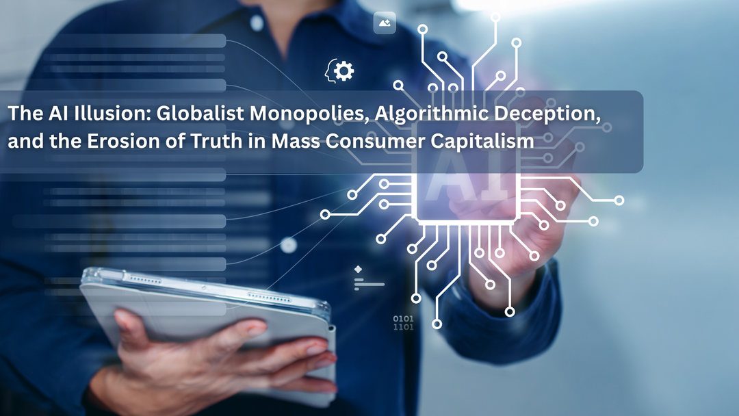 The AI Illusion: Globalist Monopolies, Algorithmic Deception, and the Erosion of Truth in Mass Consumer Capitalism