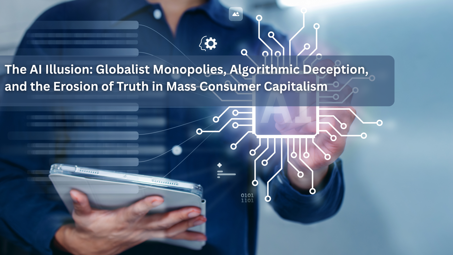 The AI Illusion: Globalist Monopolies, Algorithmic Deception, and the Erosion of Truth in Mass Consumer Capitalism