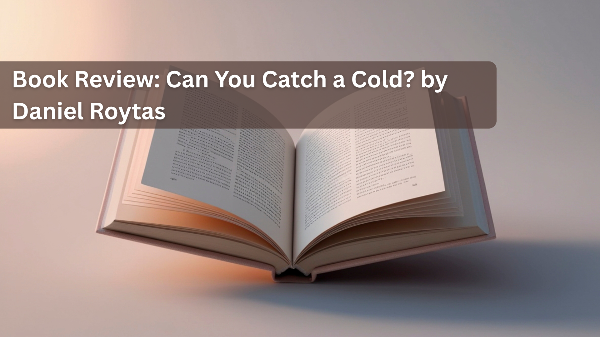 An open book with white pages under soft lighting.