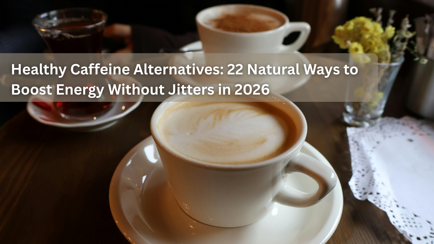 Healthy Caffeine Alternatives: 22 Natural Ways to Boost Energy Without Jitters in 2026