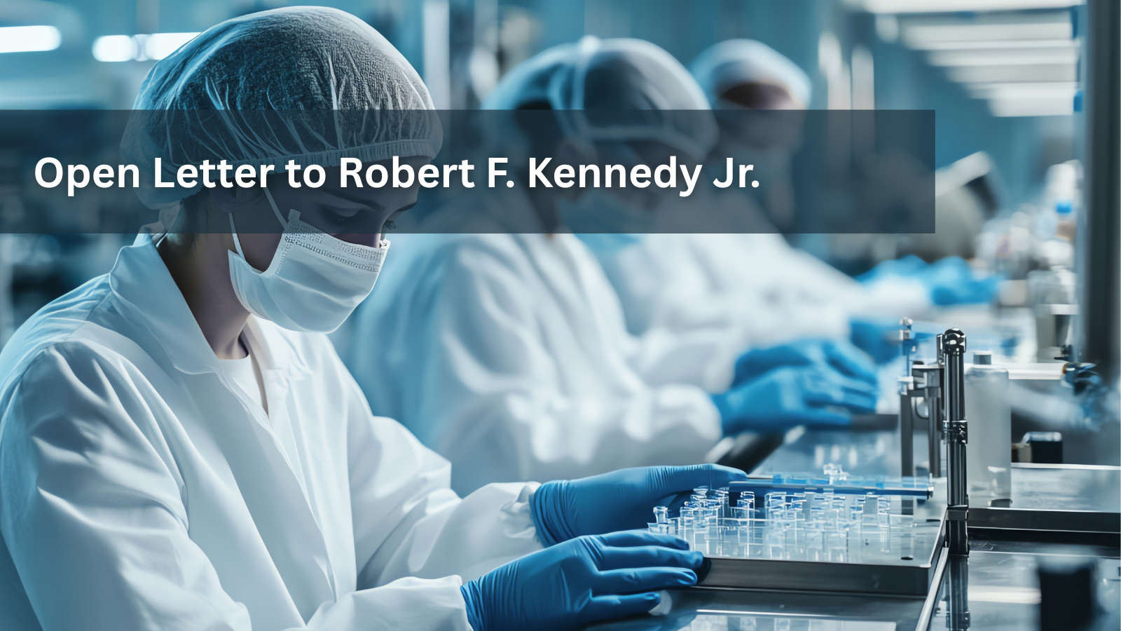 Open Letter to Robert F. Kennedy Jr.