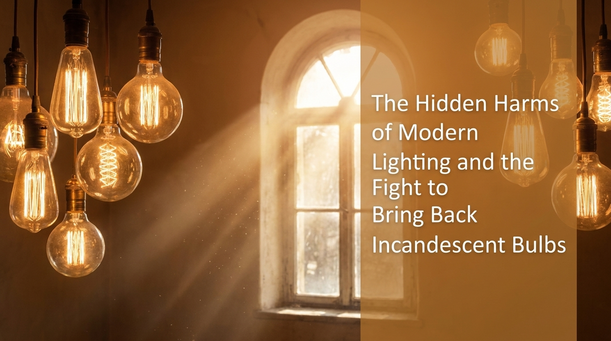 The Hidden Harms of Modern Lighting and the Fight to Bring Back Incandescent Bulbs