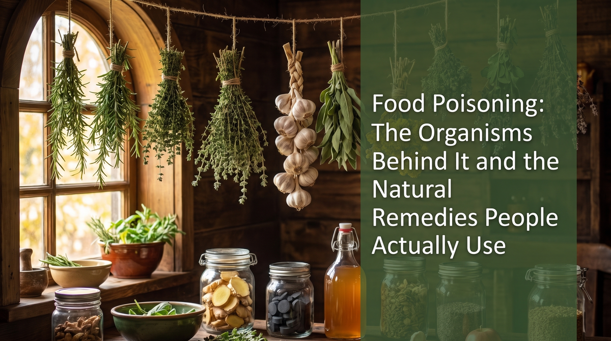 Food Poisoning: The Organisms Behind It and the Natural Remedies People Actually Use