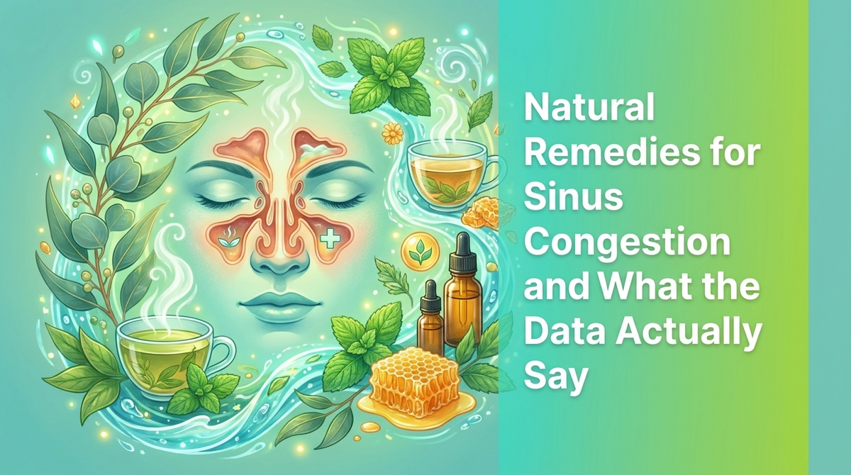 Natural Remedies for Sinus Congestion and What the Data Actually Say