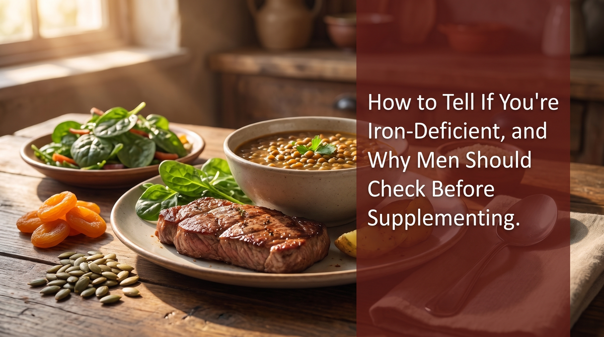 How to Tell If You're Iron-Deficient, and Why Men Should Check Before Supplementing