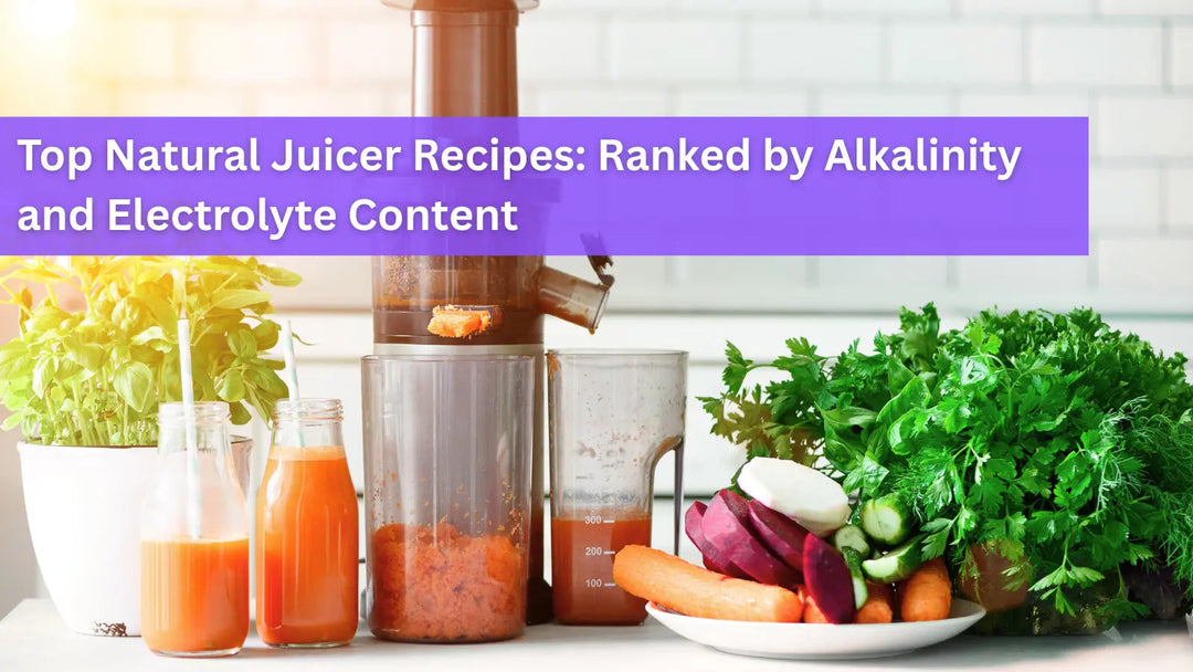  This image shows a silver juicer filled with a variety of fresh produce, including green apples, cucumbers, carrots, and oranges.