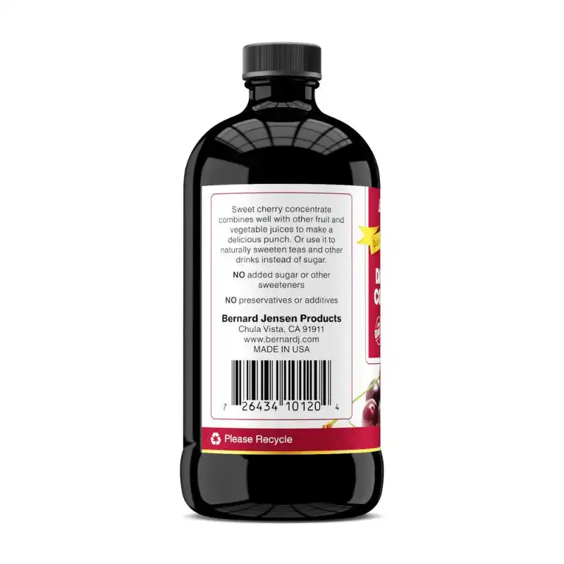 Bernard Jensen Products Dark Cherry Concentrate suggested use 