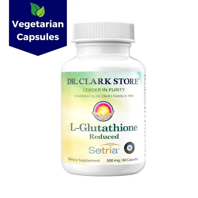 Dr. Clark Store L-Glutathione Reduced, 500 mg 60 vegetarian capsules