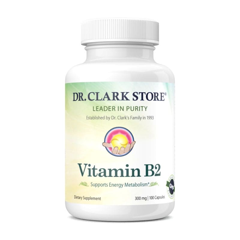 Dr. Clark Store Vitamin B2, 300 mg, 100 capsules