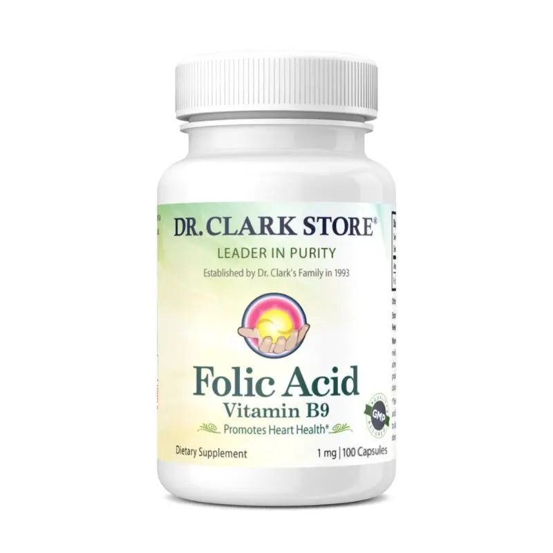 Dr. Clark Store Folic Acid, 1 mg 100 capsules