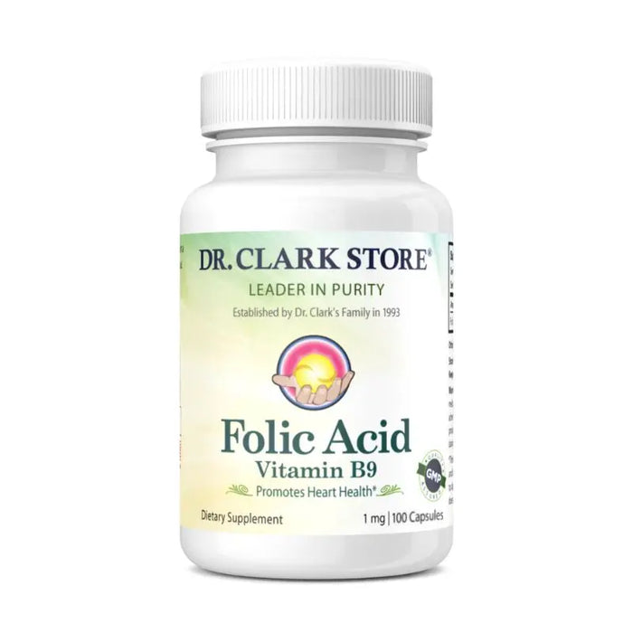 Dr. Clark Store Folic Acid, 1 mg 100 capsules