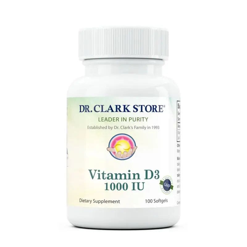 Dr. Clark Store Vitamin D 1000 IU, 100 softgels