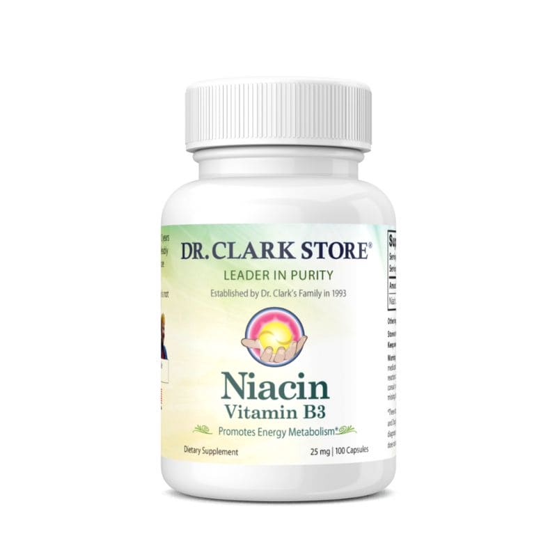 Dr. Clark Store Niacin, 25 mg, 100 capsules