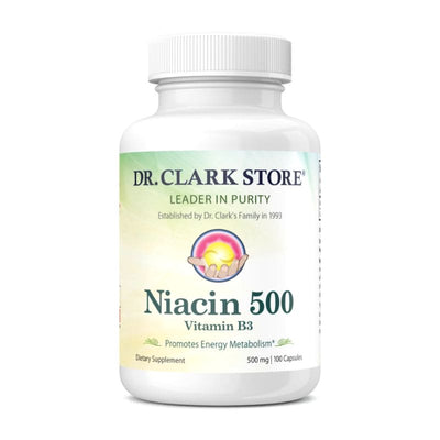 Dr. Clark Store Niacin 500, 500 mg, 100 capsules
