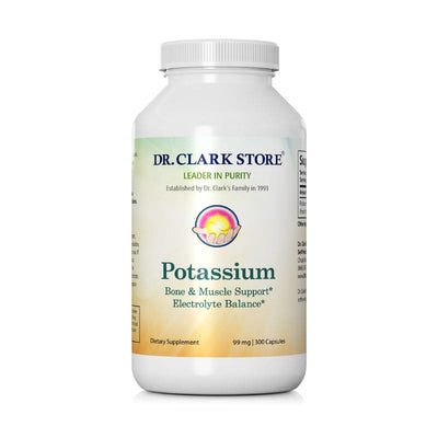 Dr. Clark Store Potassium, 99 mg 300 capsules