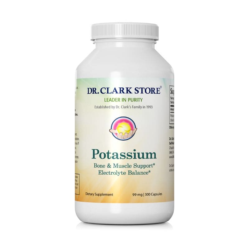 Dr. Clark Store Potassium, 99 mg 300 capsules