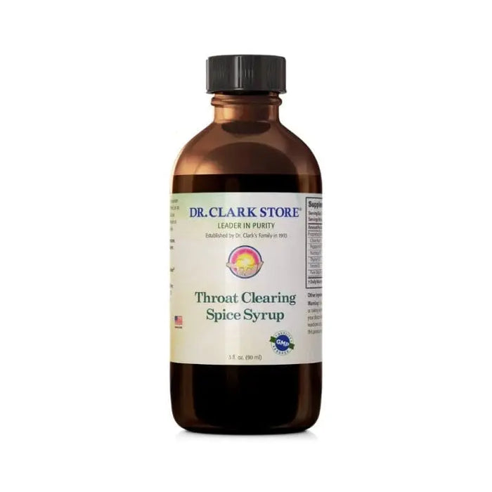 Dr. Clark Store Throat Clearing Spice Syrup, 3 fl oz