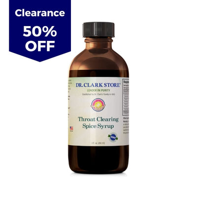 Dr. Clark Store Throat Clearing Spice Syrup, 3 fl oz