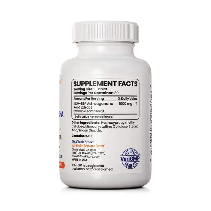 Self Health Resource Center Ashwagandha Tablets supplement facts