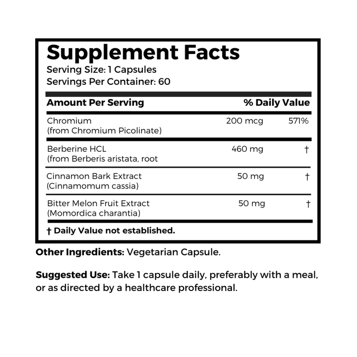 Self Health Resource Center Berberine supplement facts