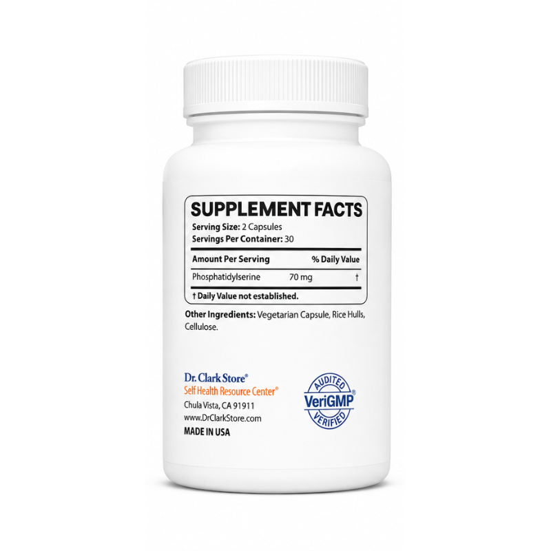 Self Health Resource Center Phosphatidylserine, 60 capsules supplement facts