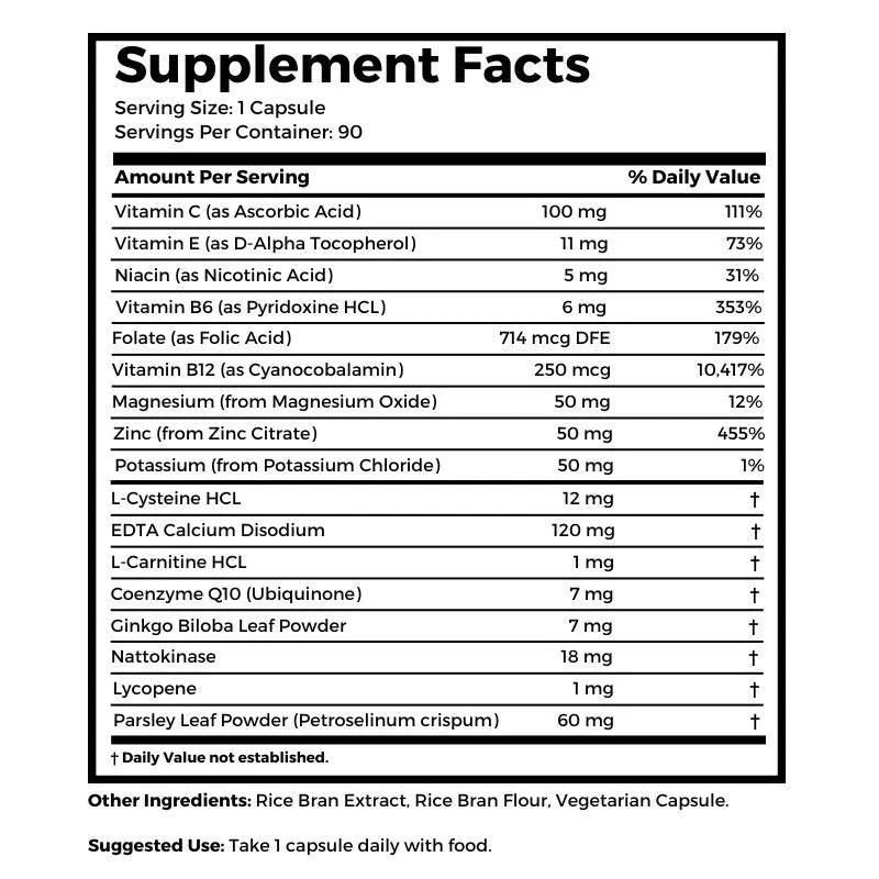 Self Health Resource Center Cardio Heart Support supplement facts and suggested use