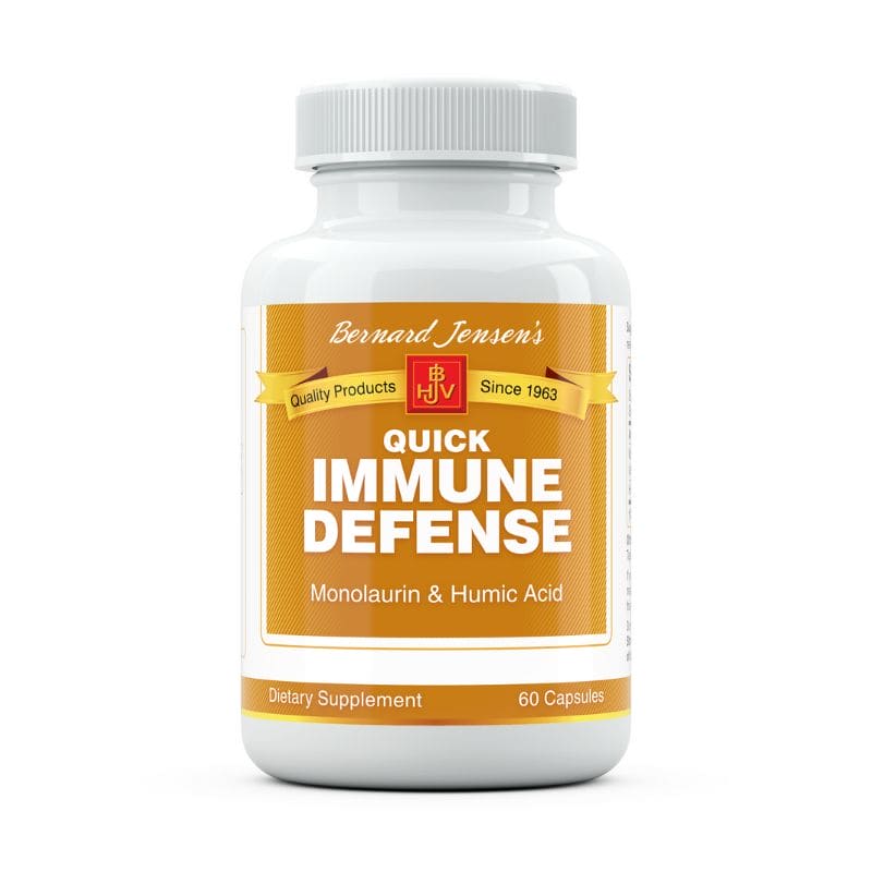 Bernard Jensen Products Quick Immune Defense, 60 capsules