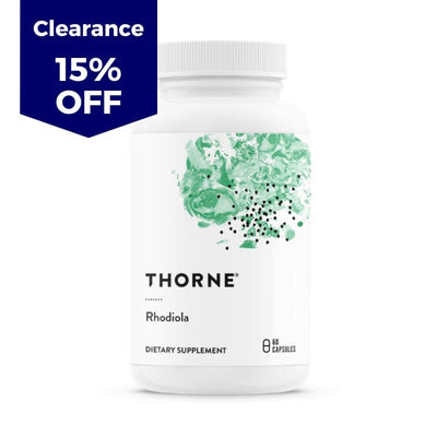 Thorne Research Rhodiola, 100 mg, 60 capsules