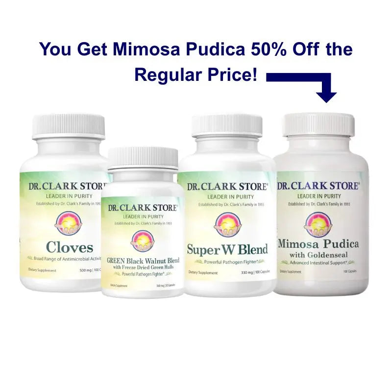 Dr. Clark Store Para Cleanse with Mimosa Pudica, 4 items